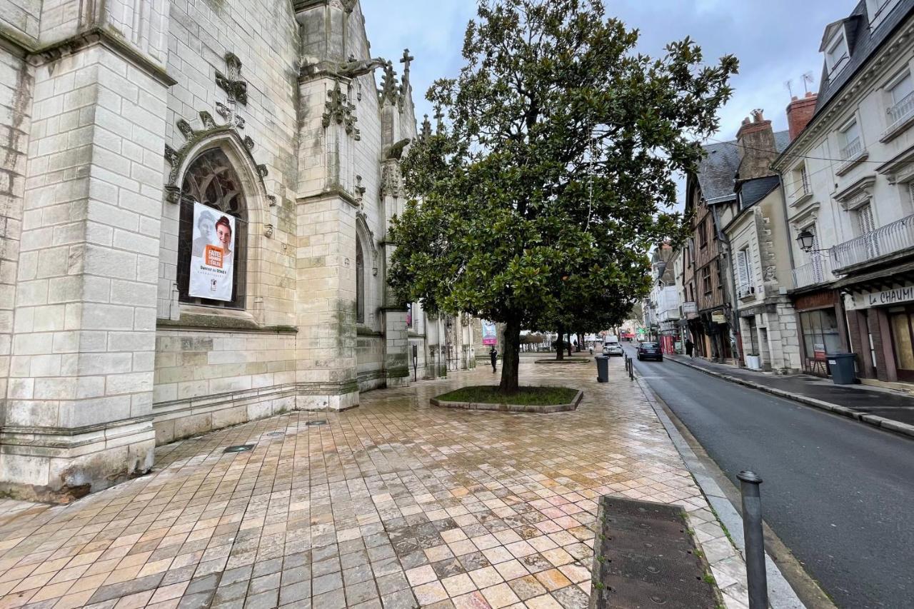 Apartmán Le Chambord Beautiful Half-Timbered House With Terrace Tours Exteriér fotografie