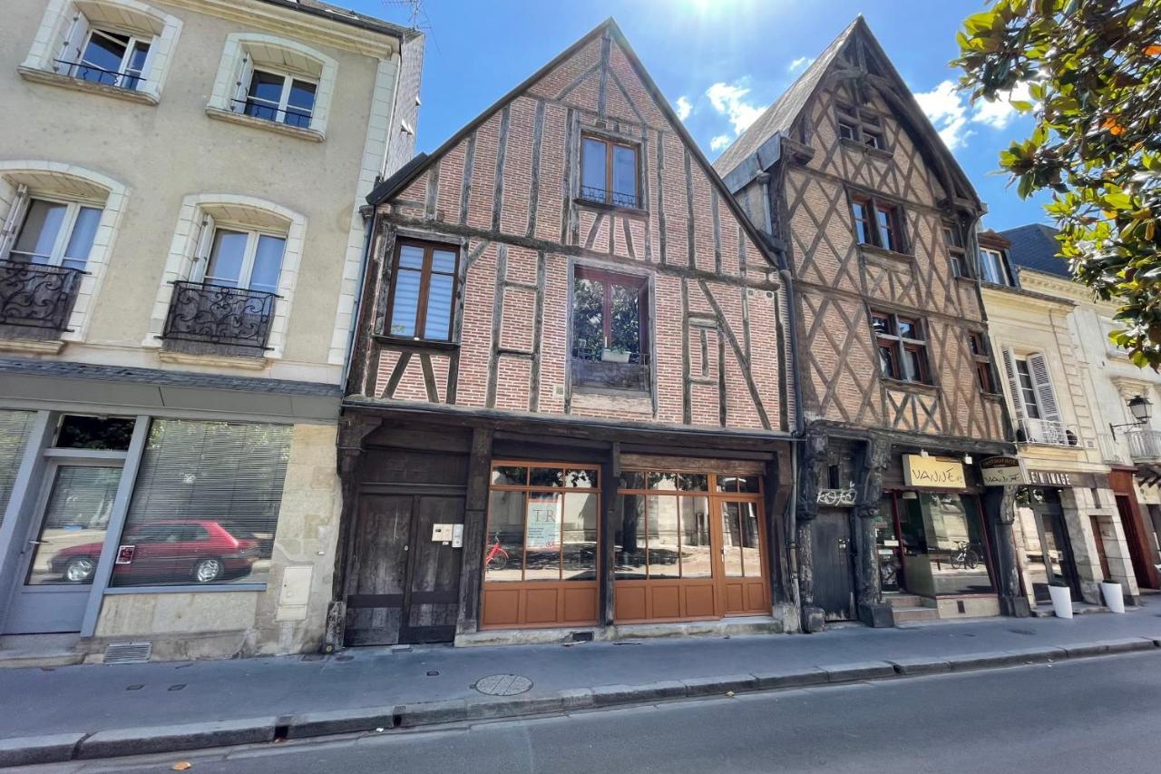 Apartmán Le Chambord Beautiful Half-Timbered House With Terrace Tours Exteriér fotografie